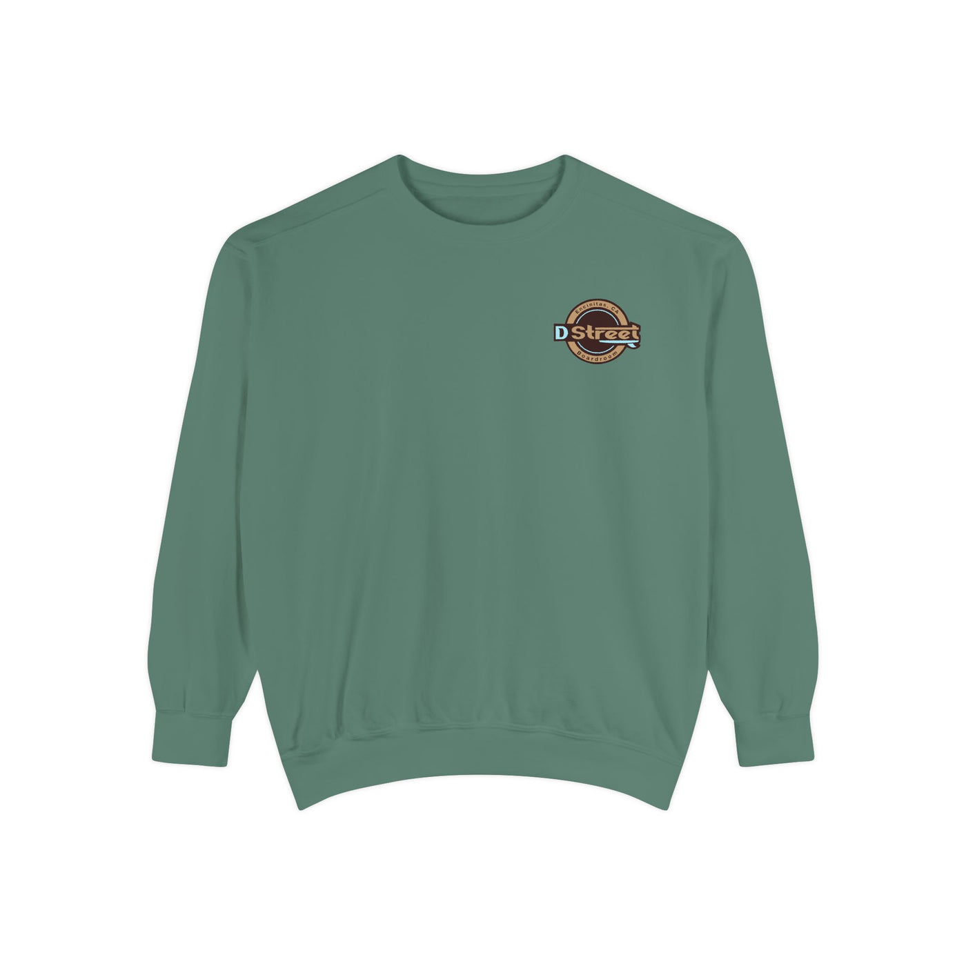 D Street - Unisex Garment-Dyed Sweatshirt