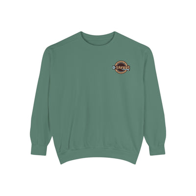 D Street - Unisex Garment-Dyed Sweatshirt