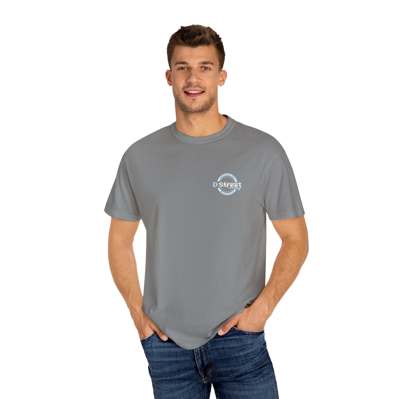 D Street Wave - Stylish Unisex Garment-Dyed T-Shirt for Surf Lovers