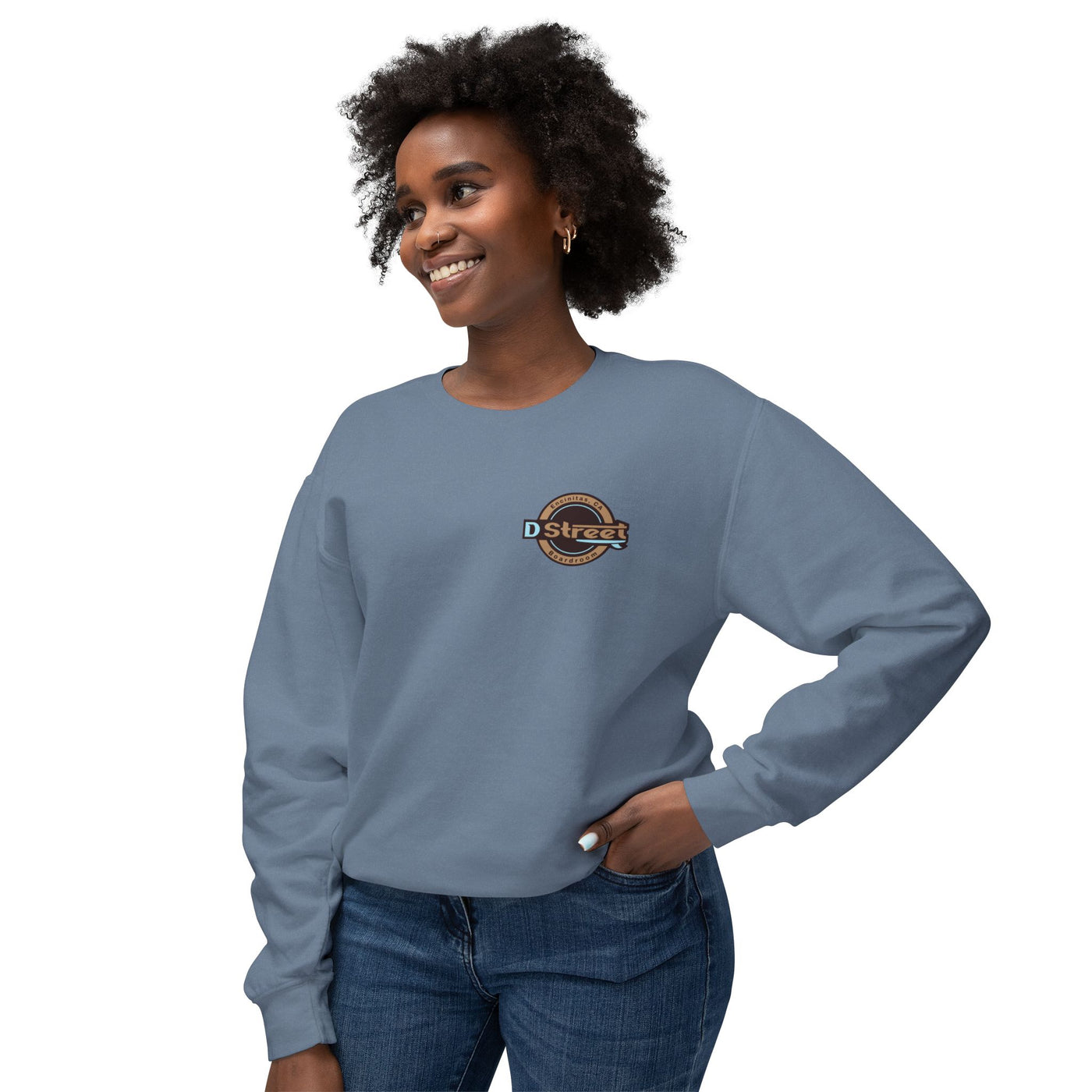 D Street - Unisex Lightweight Crewneck Sweatshirt