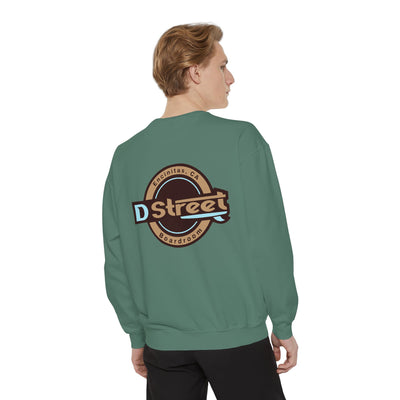 D Street - Unisex Garment-Dyed Sweatshirt