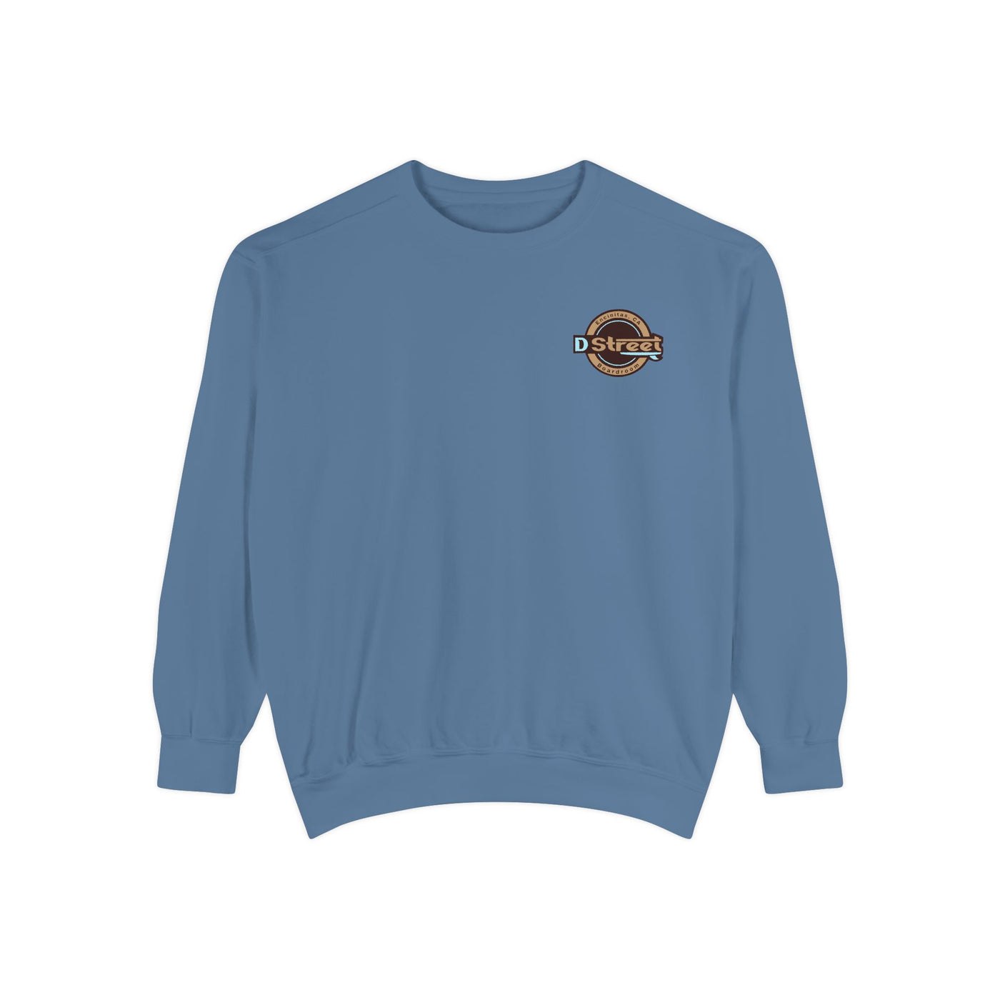 D Street - Unisex Garment-Dyed Sweatshirt