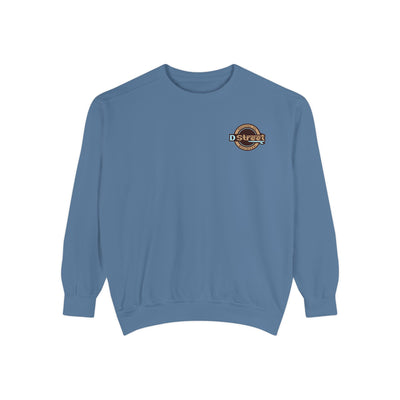 D Street - Unisex Garment-Dyed Sweatshirt