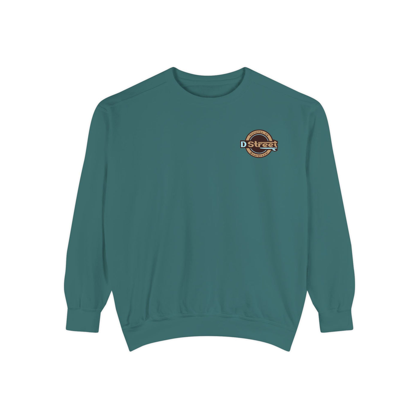 D Street - Unisex Garment-Dyed Sweatshirt