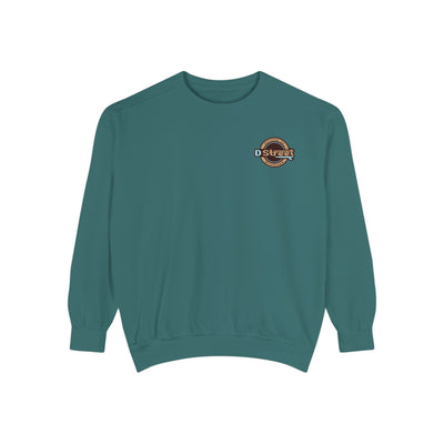 D Street - Unisex Garment-Dyed Sweatshirt