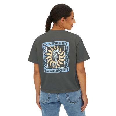 D Street Sea Horse- Women's Boxy Tee - Multiple Colors