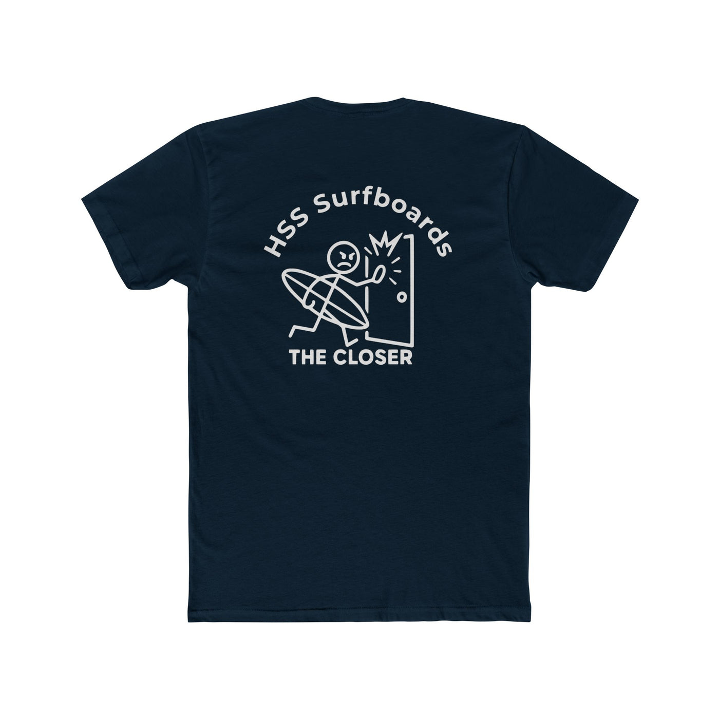 Closer (White Text) Unisex Surf Themed Crew Tee