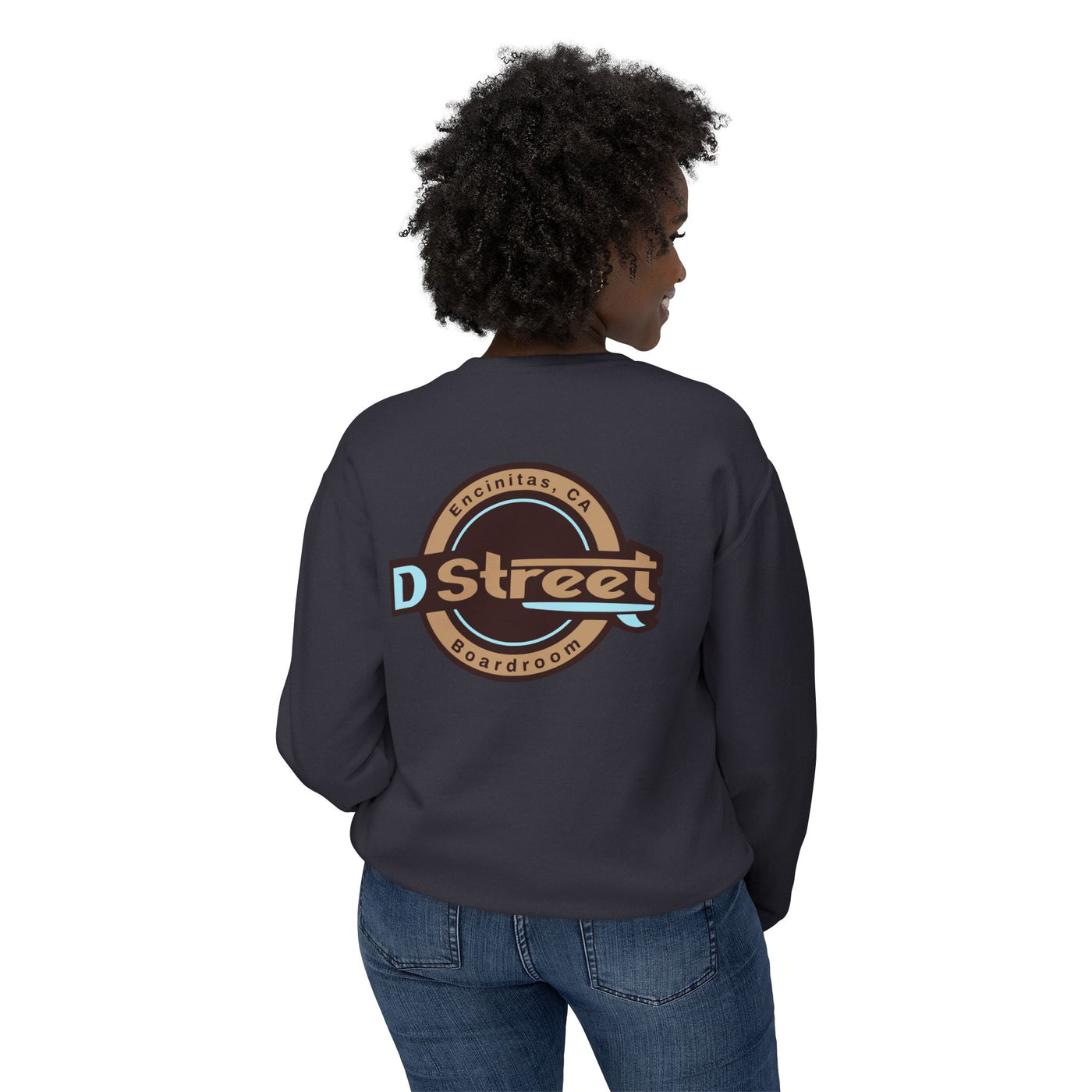 D Street - Unisex Lightweight Crewneck Sweatshirt
