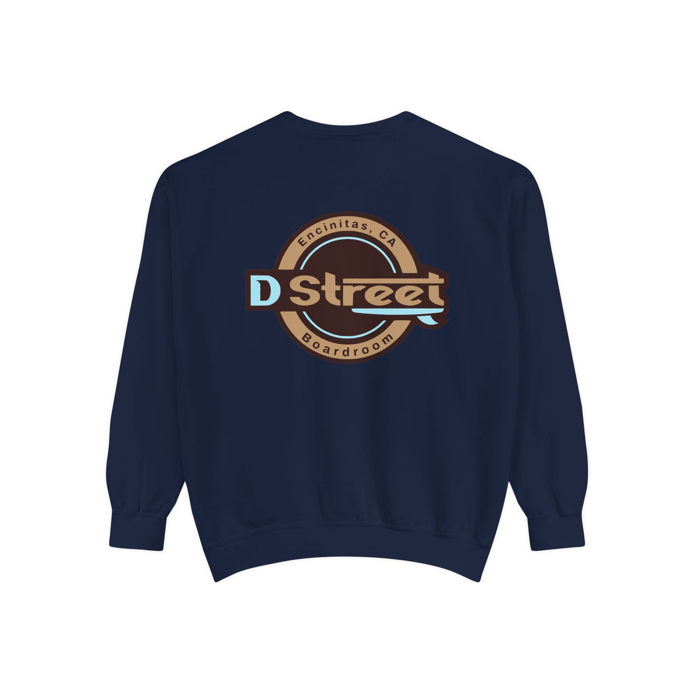 D Street - Unisex Garment-Dyed Sweatshirt