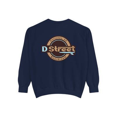 D Street - Unisex Garment-Dyed Sweatshirt