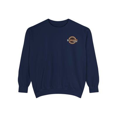 D Street - Unisex Garment-Dyed Sweatshirt