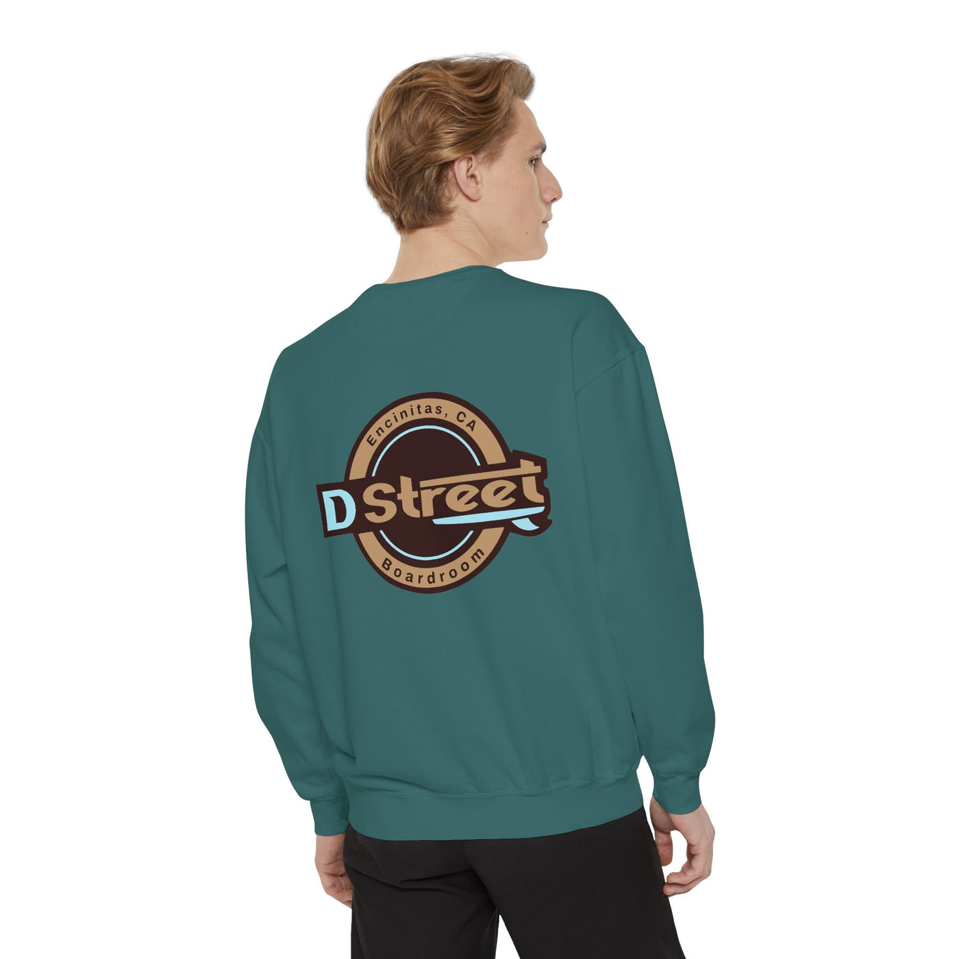 D Street - Unisex Garment-Dyed Sweatshirt