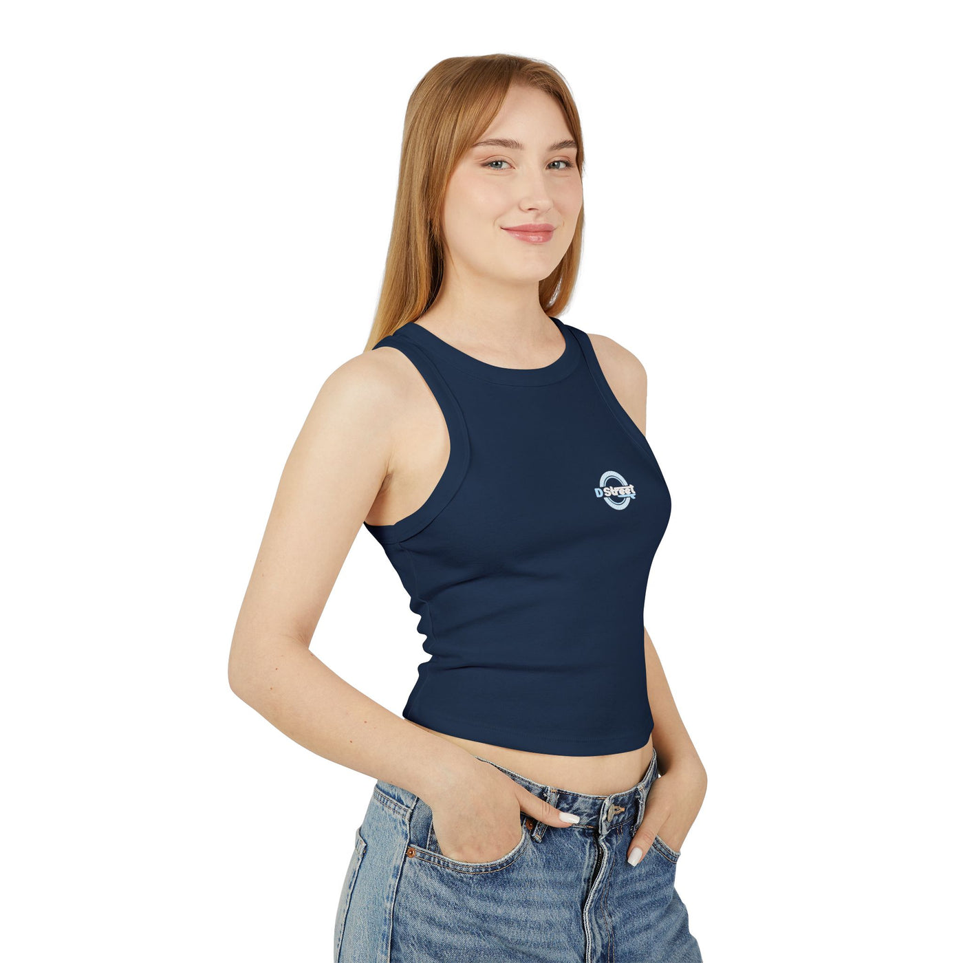 D Street Wave - Women's Micro Rib Racer Tank Top