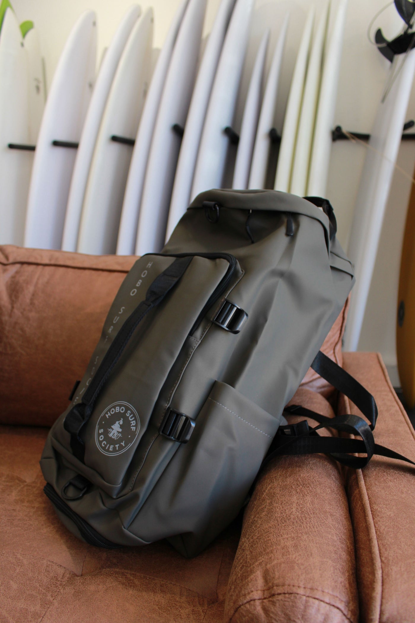 HSS Grey Waterproof Backpack w/ Wet Pocket – D Street Boardroom
