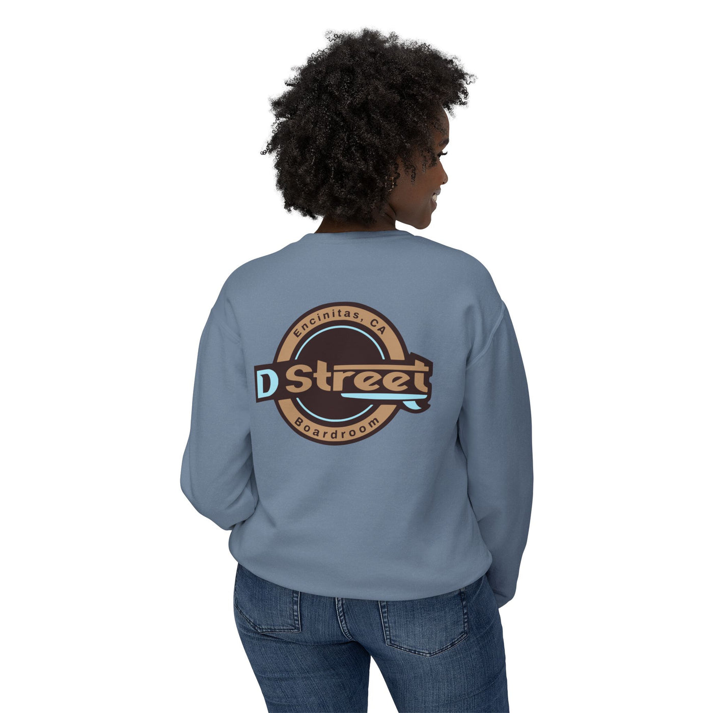 D Street - Unisex Lightweight Crewneck Sweatshirt