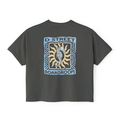 D Street Sea Horse- Women's Boxy Tee - Multiple Colors
