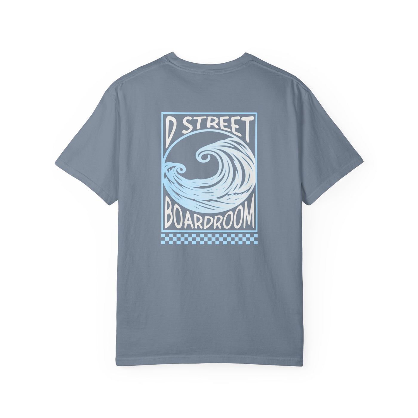 D Street Wave - Stylish Unisex Garment-Dyed T-Shirt for Surf Lovers