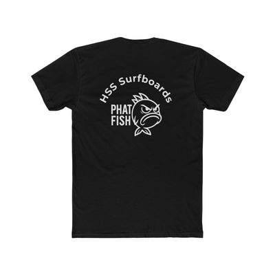 Phat Fish (White Text) Unisex Surf Themed Crew Tee