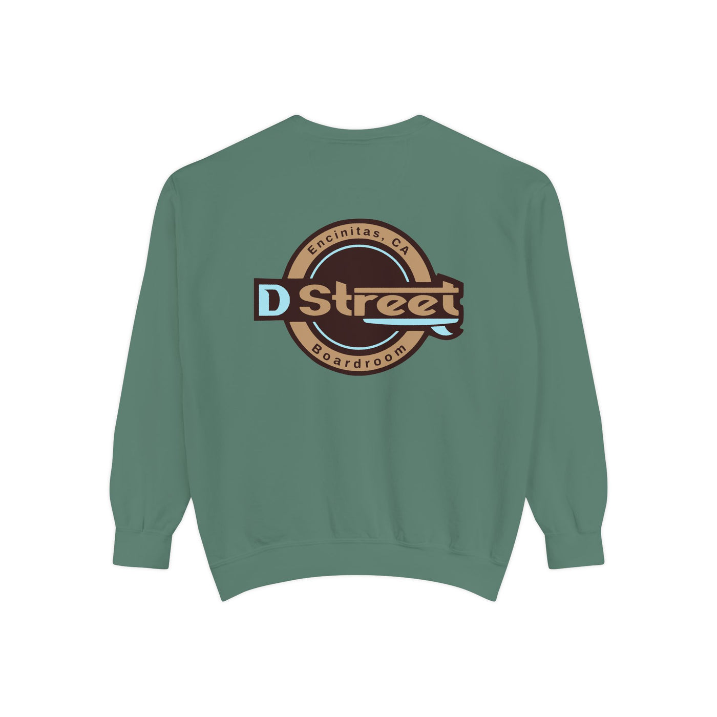 D Street - Unisex Garment-Dyed Sweatshirt
