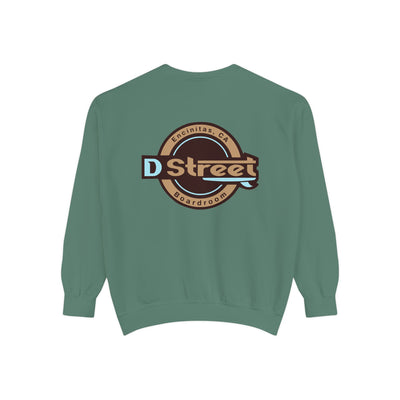 D Street - Unisex Garment-Dyed Sweatshirt