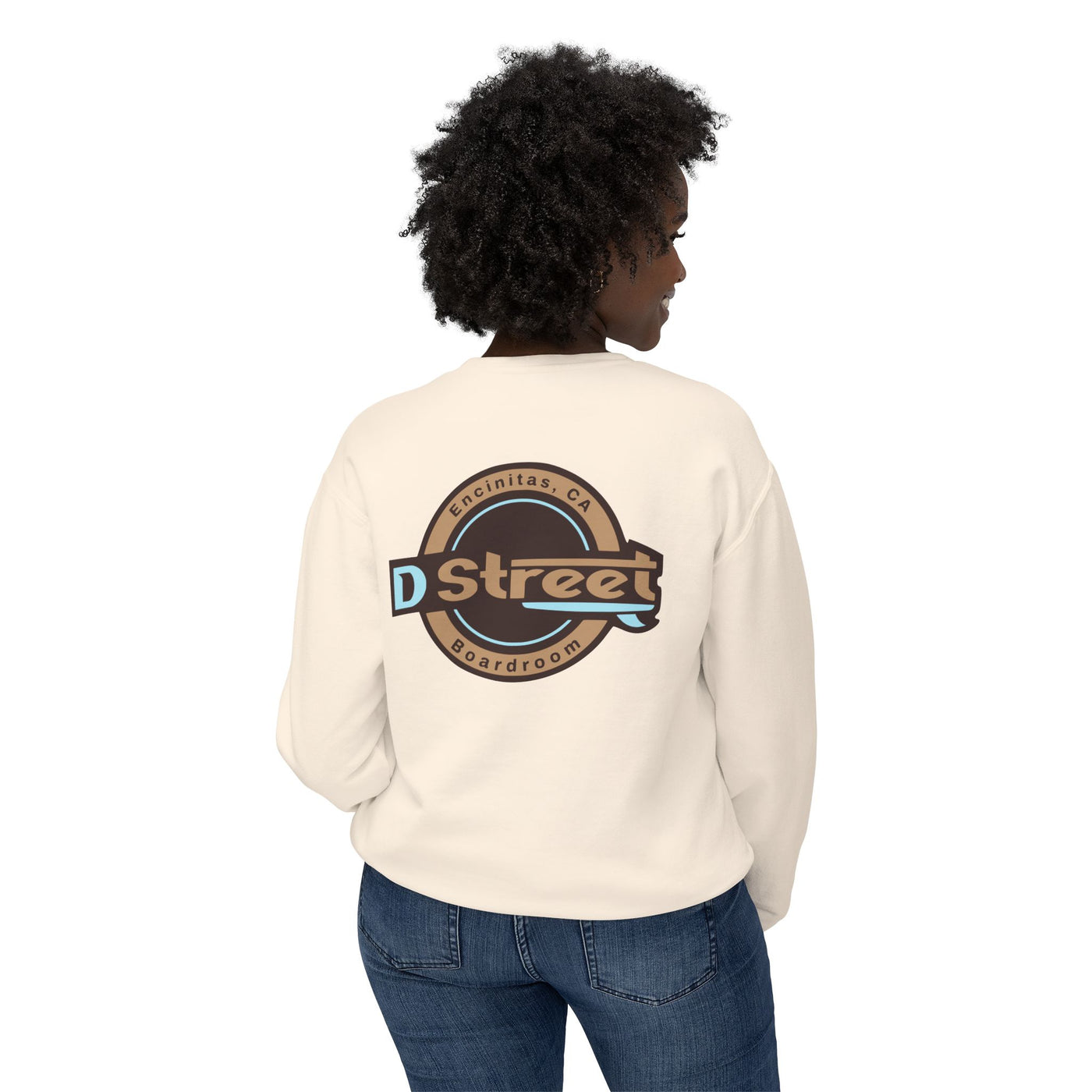D Street - Unisex Lightweight Crewneck Sweatshirt