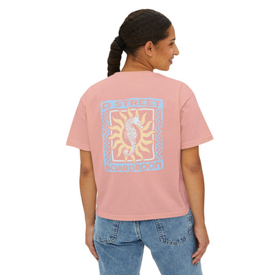 D Street Sea Horse- Women's Boxy Tee - Multiple Colors
