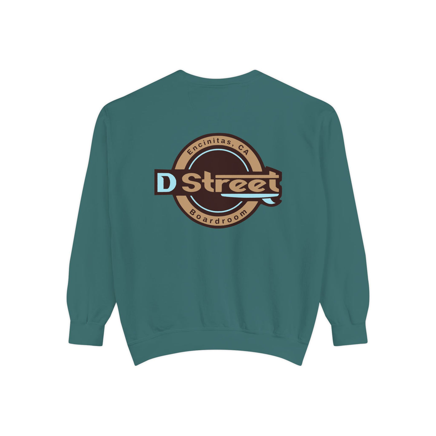 D Street - Unisex Garment-Dyed Sweatshirt