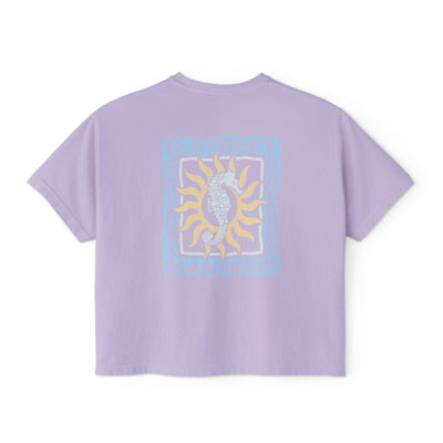D Street Sea Horse- Women's Boxy Tee - Multiple Colors