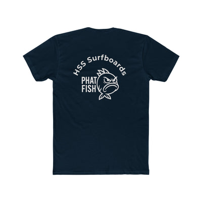 Phat Fish (White Text) Unisex Surf Themed Crew Tee