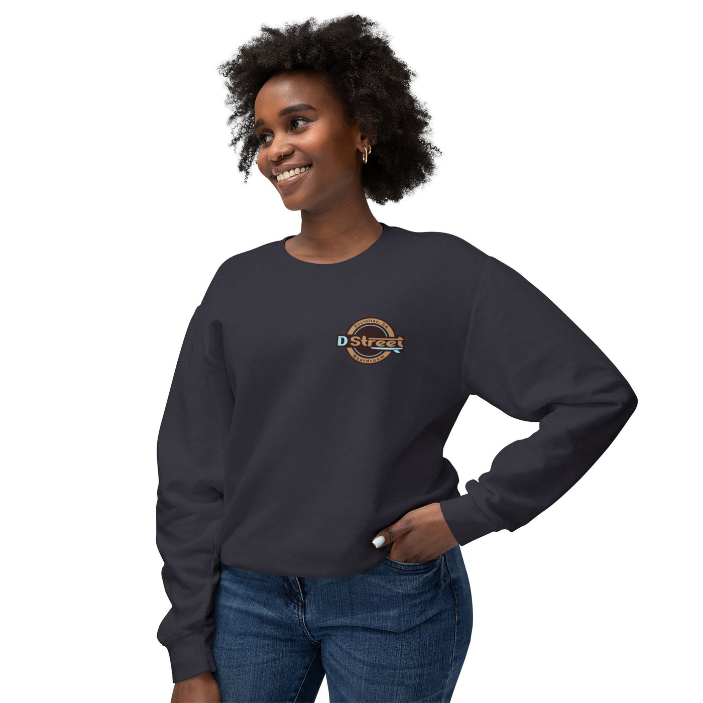 D Street - Unisex Lightweight Crewneck Sweatshirt