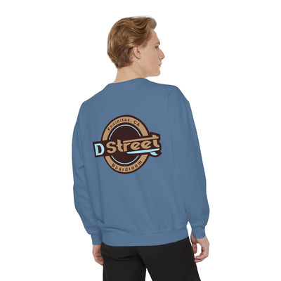 D Street - Unisex Garment-Dyed Sweatshirt