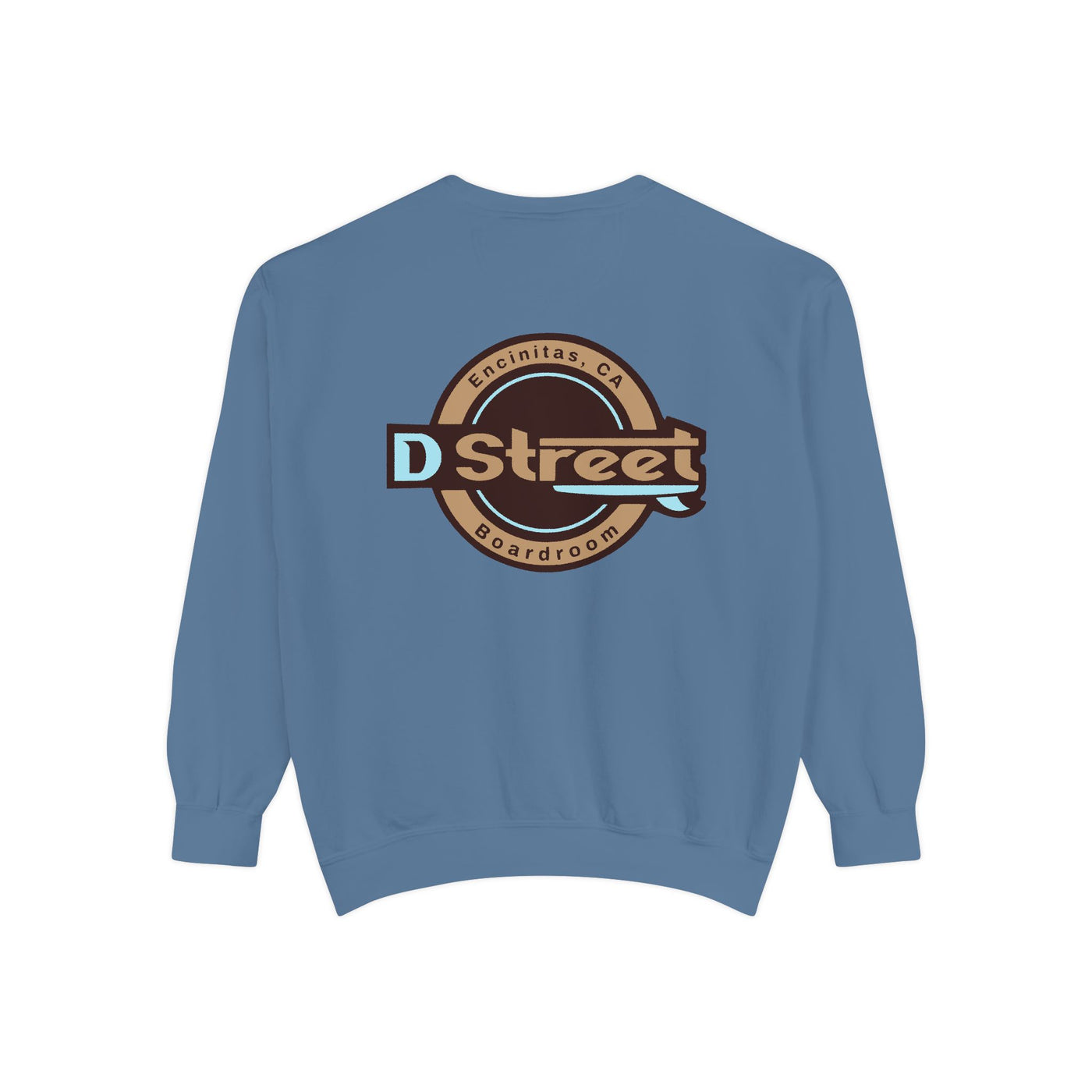 D Street - Unisex Garment-Dyed Sweatshirt