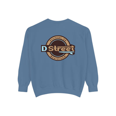 D Street - Unisex Garment-Dyed Sweatshirt