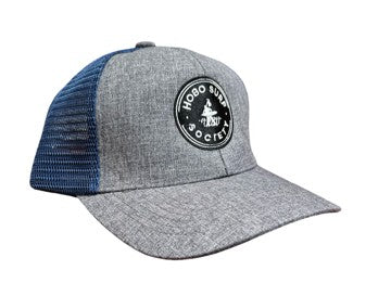 Svedka Trucker Cap w/ Embroidered Patch D Street & HSS Gray/Blue