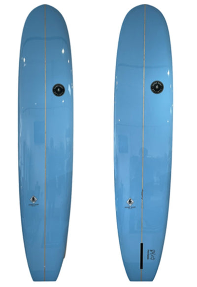 HSS "Classic", 9" x 23" x 3 " Nose Rider, GLASS FINISH - Yellow & Light Blue