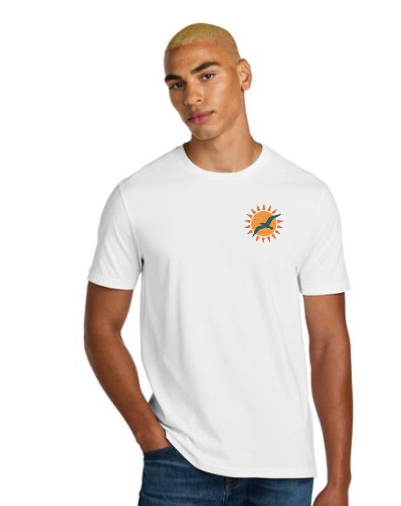 D Street Seagull T-Shirt - White & Black