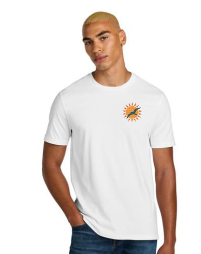 D Street Seagull T-Shirt - White & Black