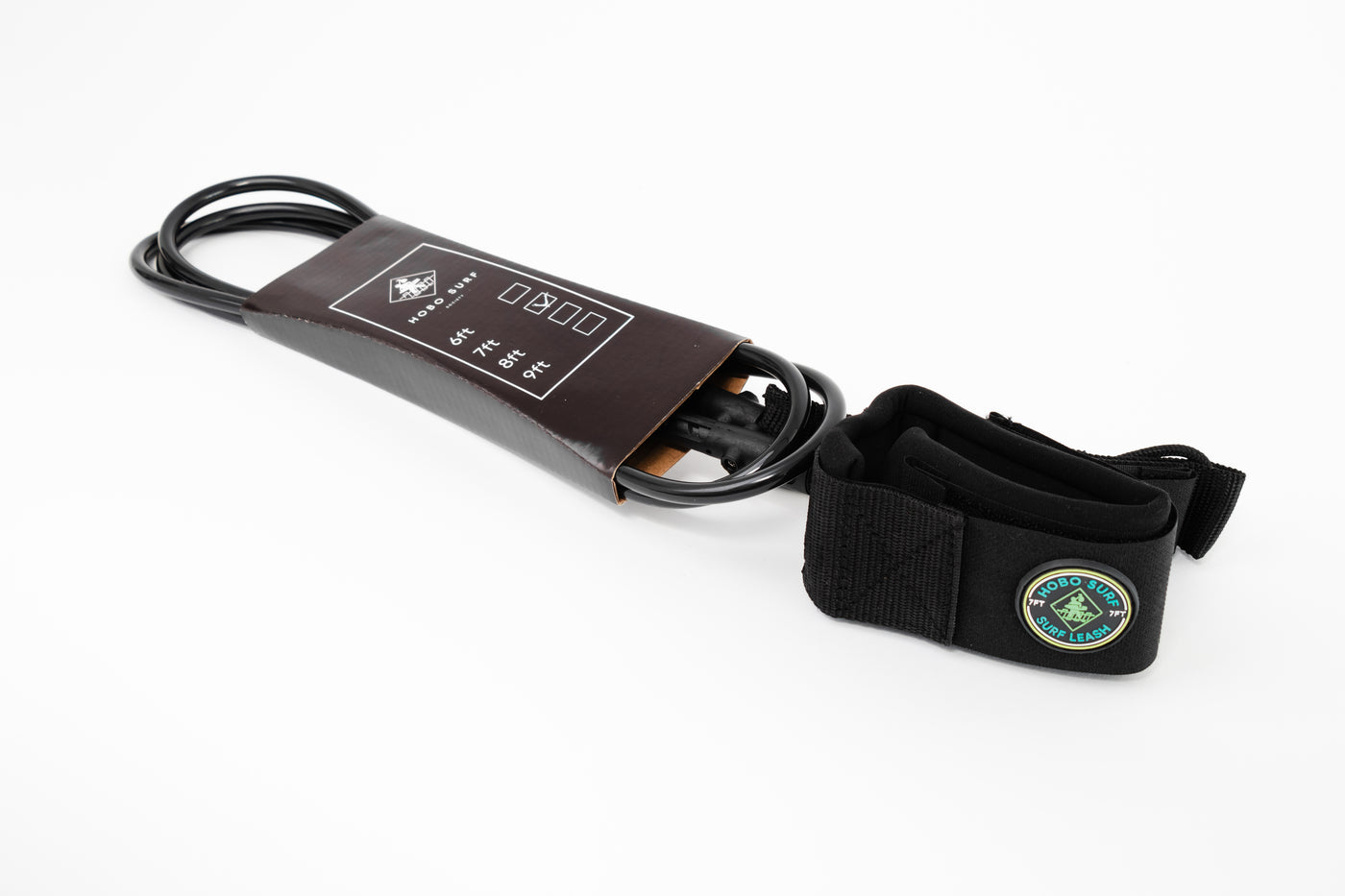 HSS Surf Leash Clear/Black - 7MM