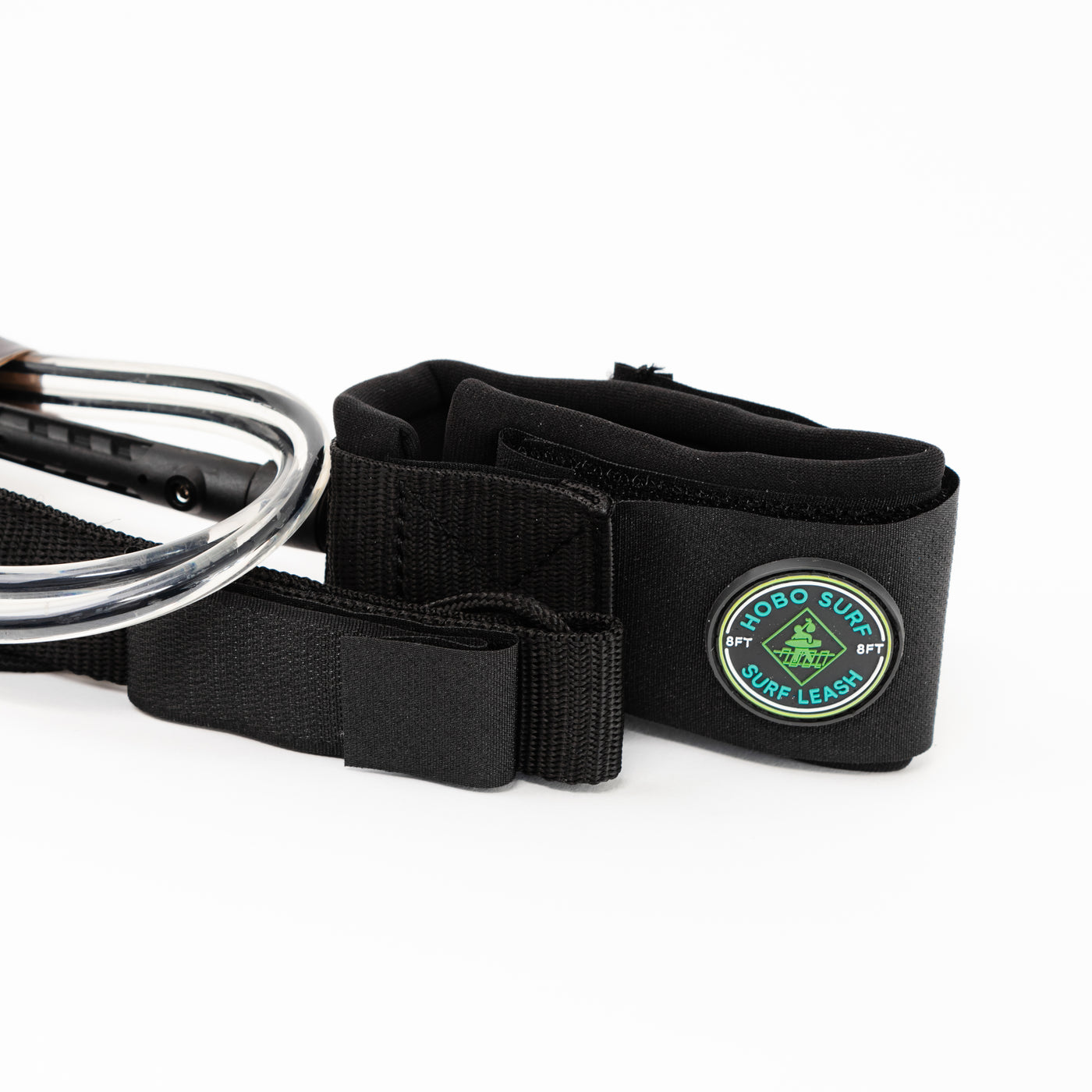 HSS Surf Leash Clear/Black - 7MM