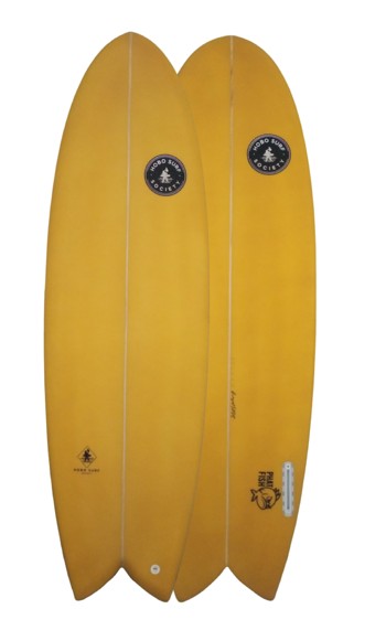 HSS Phat Fish Twin, Burnt Yellow / PU / RESERVE INCOMING!