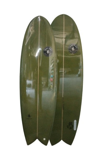 HSS Phat Fish Twin, Army Green / PU / RESERVE INCOMING!