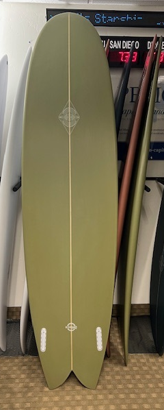 Round Nose Fish Twin-Green-7'6"