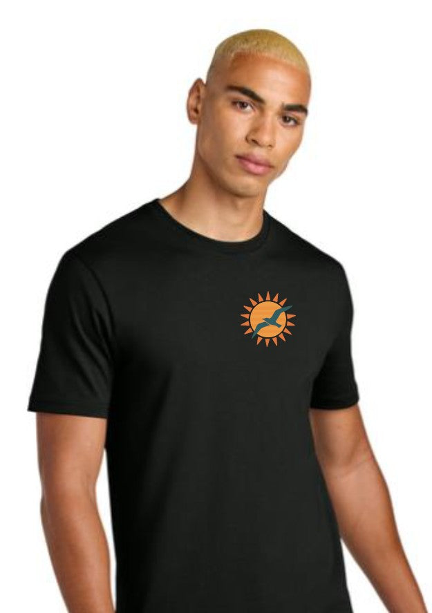 D Street Seagull T-Shirt - White & Black