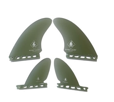 HSS Quad Flow Fins Gray Matt