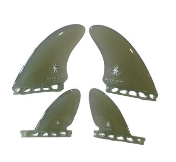 HSS Quad Flow Fins Grey Glass