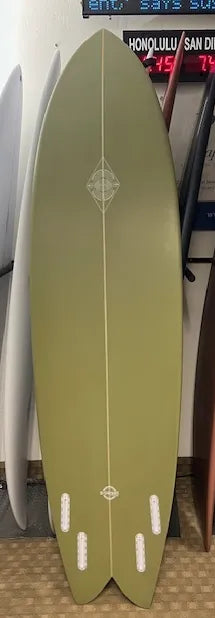 Long Fish Quad-Green-7'2"