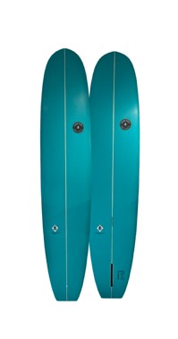 HSS "Classic", 9" x 23" x 3 " Nose Rider, Teal Sand Finish